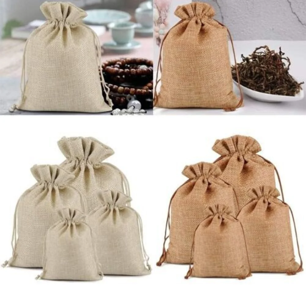 Jute Drawstring Bag - Image 2