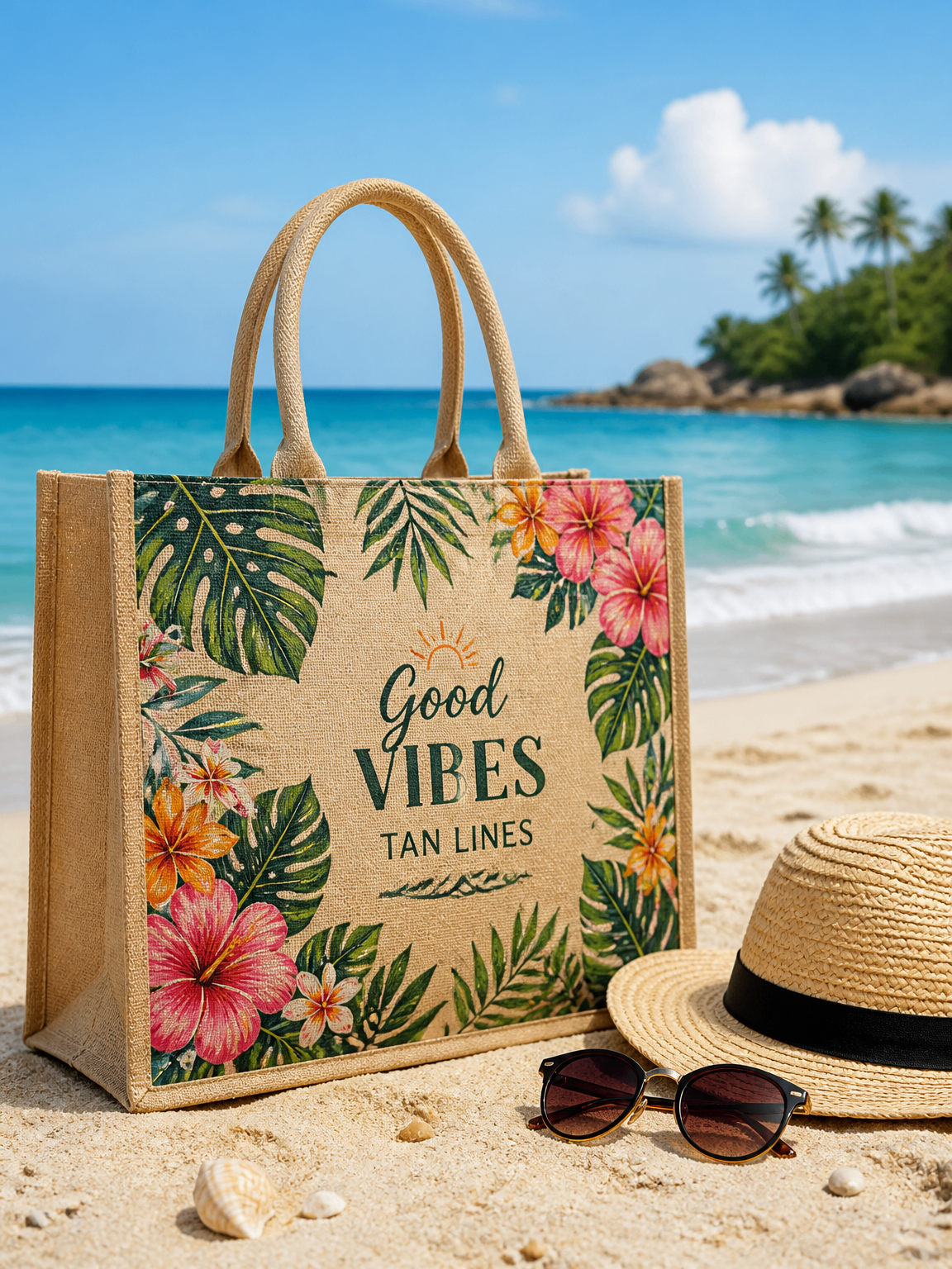 Beach Jute Shopper